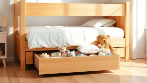 Kinderbett mit Schublade