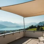 Neue Balkon-Sonnensegel